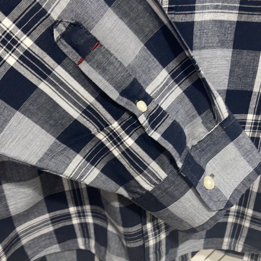 American Eagle Button Down, Plaid, Classic Fit, S… - image 4